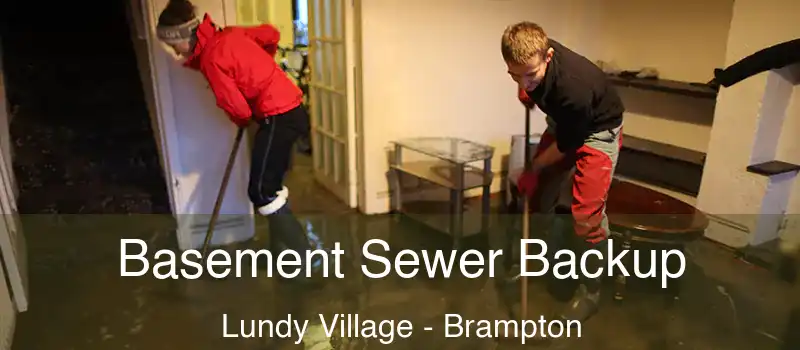  Basement Sewer Backup Lundy Village - Brampton