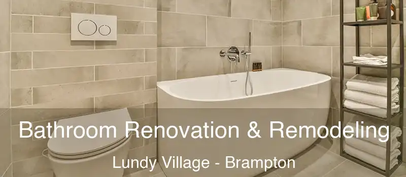  Bathroom Renovation & Remodeling Lundy Village - Brampton