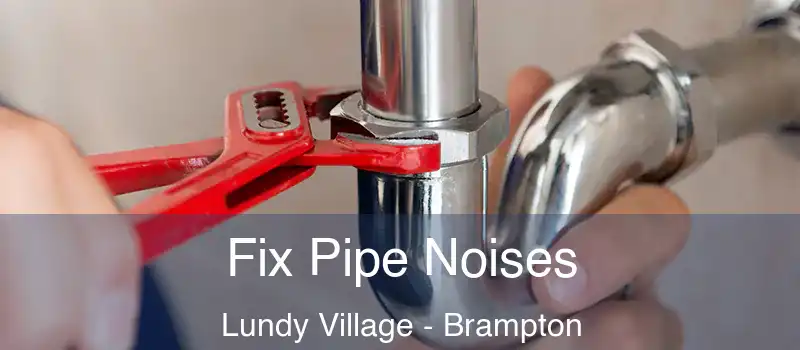  Fix Pipe Noises Lundy Village - Brampton