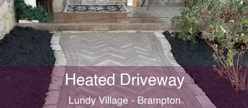  Heated Driveway Lundy Village - Brampton