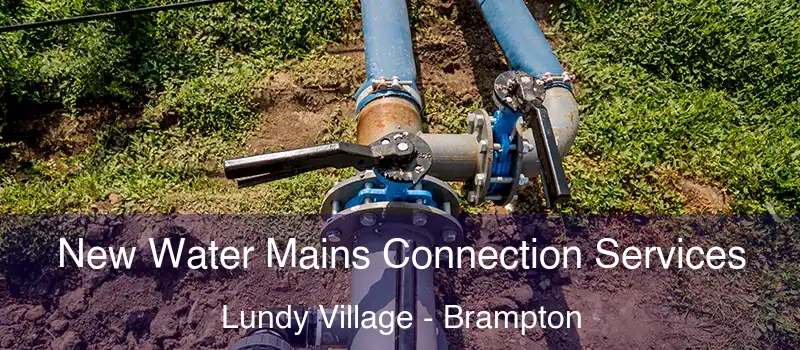  New Water Mains Connection Services Lundy Village - Brampton
