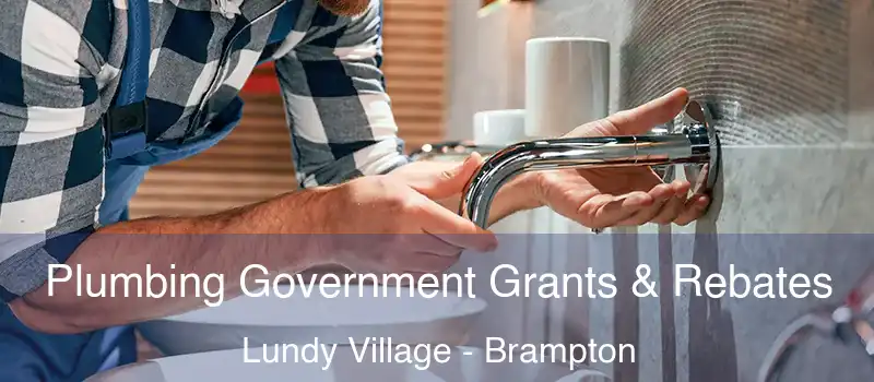  Plumbing Government Grants & Rebates Lundy Village - Brampton