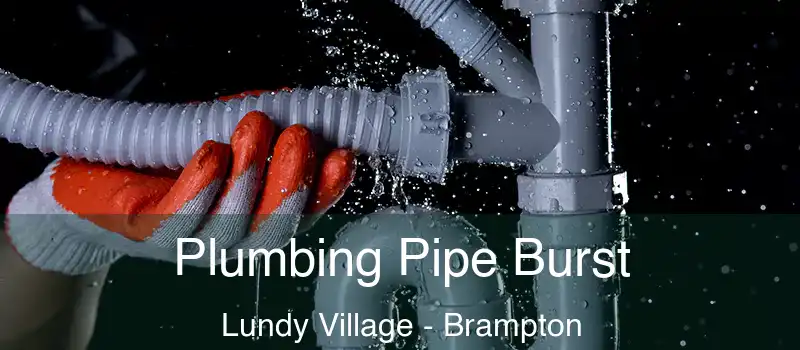  Plumbing Pipe Burst Lundy Village - Brampton